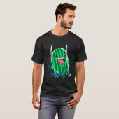 T-shirt pastèque fruit drôle été mignon (Devant entier)