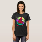 T-shirt pastèque fruit été mignon dab (Devant entier)