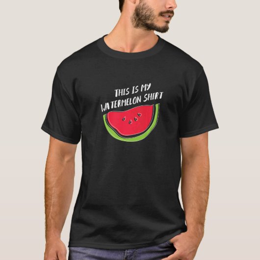 T-shirt Pastèque Fruits d'été Melon Tropical (Devant)