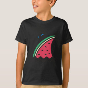 T-shirt Pastèque Kawaii Requin Aiguille Drôle Famille Été