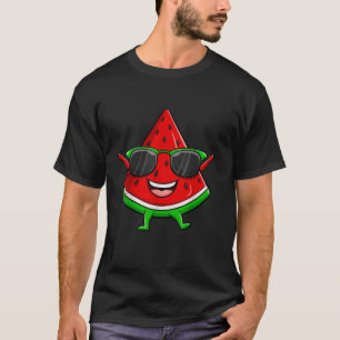 T-shirt Pastèque Lunettes de soleil d'été Fruit Hommes tro