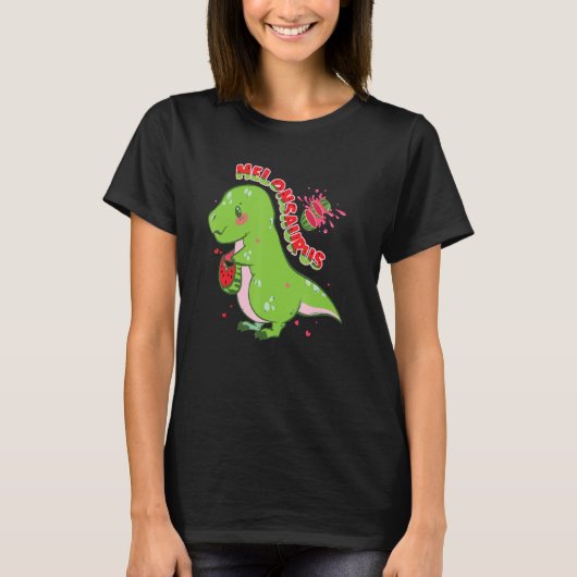 T-shirt Pastèque Melonsaurus Dinosaure Pastèque (Devant)