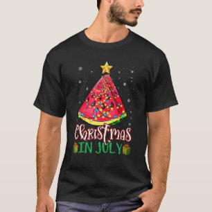 T-shirt Pastèque Noël Arbre vacances été Noël Noël