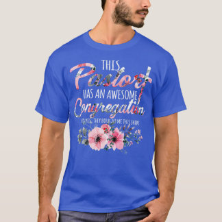 T-shirt Pasteur A Une Congrégation Magnifique Église Chris