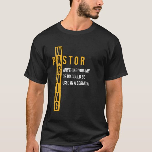 T-shirt Pasteur avertit que tout ce que vous dites pourrai (Devant)