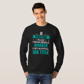 T-shirt Pasteur Freakin Miracle Worker théologien (Devant entier)