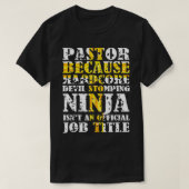 T-shirt Pasteur parce que le diable Stomping Ninja n'est p (Design devant)