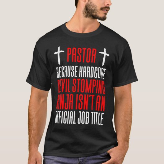 T-shirt Pasteur parce que le diable Stomping Ninja n'est p (Devant)