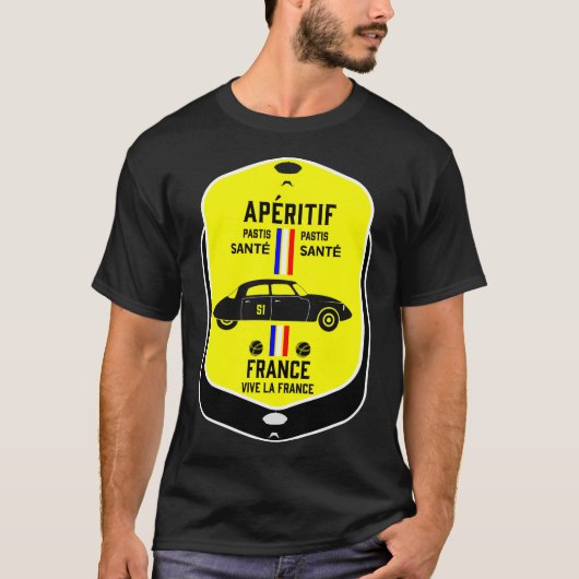 T-shirt Pastis de Marseille France (Devant)