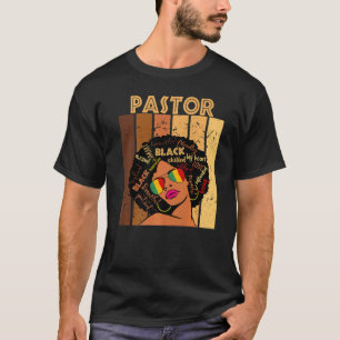 T-shirt Pastor Afro Africaine Américaine Femmes Histoire N