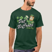 T-shirt Pat McCrotch Irish Pub Leprechaun Funny Shamrock (Devant)