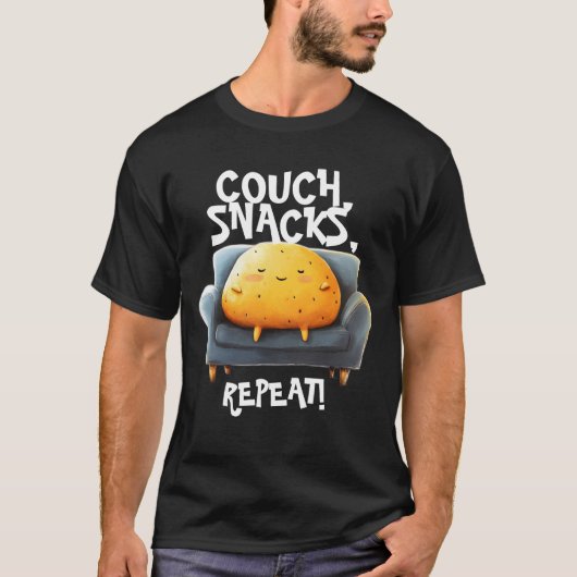 T-shirt Patate de canapé drôle (Devant)