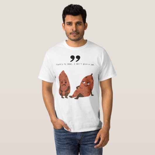 T-shirt Patate douce ? (Devant entier)