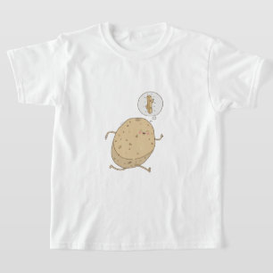 T-shirt Patate drôle et mignonne qui court par somoh