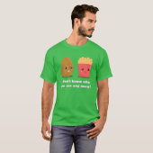 T-shirt Patate Kawaii et Frites (Devant entier)