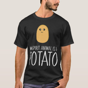 T-shirt Patate Mon animal spirituel est un costume humain