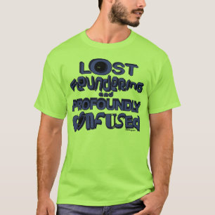 T-shirt pataugeage perdu et profondément confus