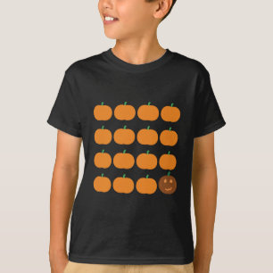 T-shirt Patch Citrouille d'Halloween mignon