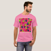 T-shirt Patch de baies : Conception sucrée (Devant entier)