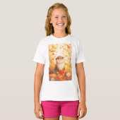 T-shirt Patch de citrouilles de loutre (Devant entier)