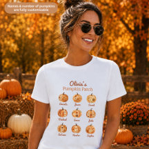 Patch de citrouilles personnalisé pour les enfants