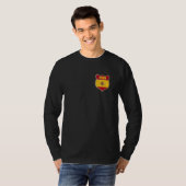 T-shirt Patch de drapeau d'Espagne pour les Espagnols et c (Devant entier)
