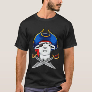 T-shirt Patch de lama pirate Viking nouveauté Halloween