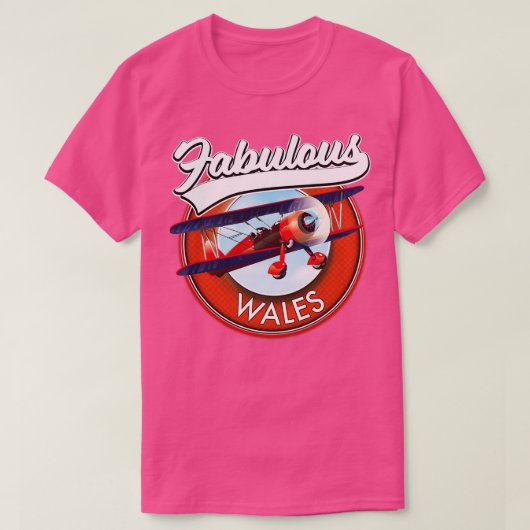 T-shirt Patch de voyage Fabulous Wales (Design devant)