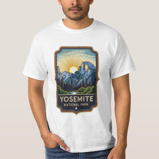 T-shirt Patch du Parc National de Yosemite (Devant)