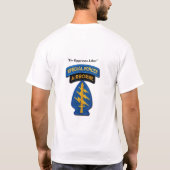 T-shirt Patch LRRPS des forces spéciales Green Berets Vetr (Dos)