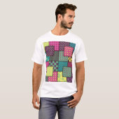 T-shirt Patchwork : Arrière - plan Motif divers (Devant entier)