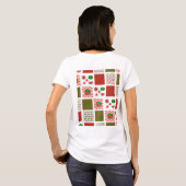 T-shirt Patchwork de pastèque (Dos entier)