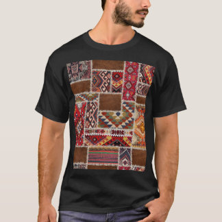 T-shirt Patchwork de tapis traditionnel : Décor de tapis d