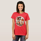 T-shirt Patchwork Halloween de baseball (Devant entier)
