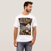 T-shirt Patchwork Leopard : Ethnic Lining Design. (Devant entier)