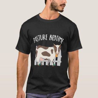 T-shirt Pâte Au Lit Drôle Mignonne Vache Pyjamas Pj Long S