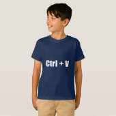 T-shirt Pâte - CTRL + V (Devant entier)