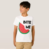 T-shirt Pâte de pastèque Pun de fruits sarcastiques Bite M (Devant entier)