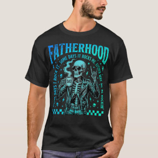 T-shirt Paternité Certains jours ça me secoue le crâne Pap