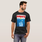 T-shirt Pâtes Chat et canard en caoutchouc jaune Cute Kitt (Devant entier)