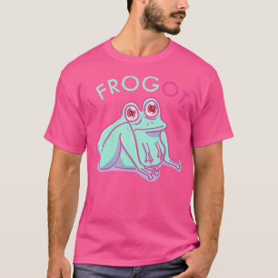 T-shirt Pâtes d'animaux mignons Frog amusant