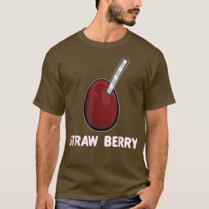 T-shirt Pâtes de fraise Fruits d'été Fruits amusants Vegan
