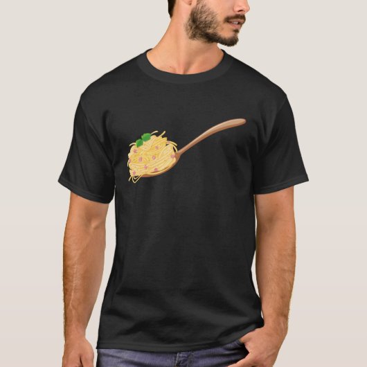 T-shirt Pâtes de spaghetti nouilles Alimentation italienne (Devant)