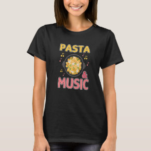 T-shirt Pâtes Et Notes De Musique Nourriture Italienne Che