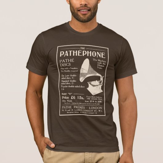 T-shirt Pathephone (Devant)