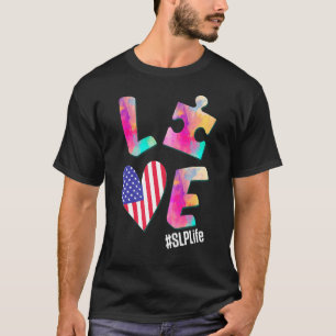 T-shirt Pathologie de la parole Thérapie Puzzles Sensibili