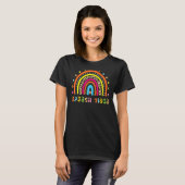 T-shirt Pathologiste Boho Arc-en-ciel Discours V (Devant entier)
