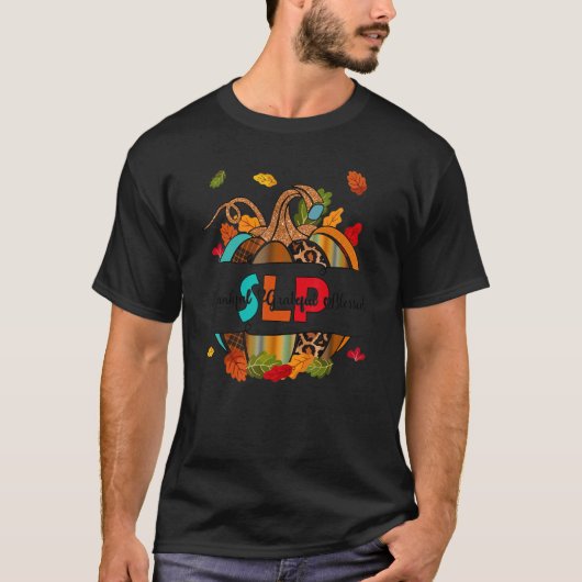 T-shirt Pathologiste de la langue de la parole Thankful Gr (Devant)