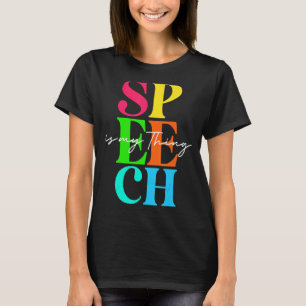 T-shirt Pathologiste de la langue de la parole Thérapie de