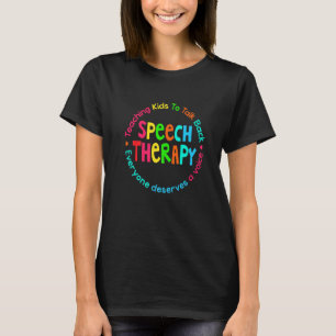 T-shirt Pathologiste de la langue de parole Thé de la thér